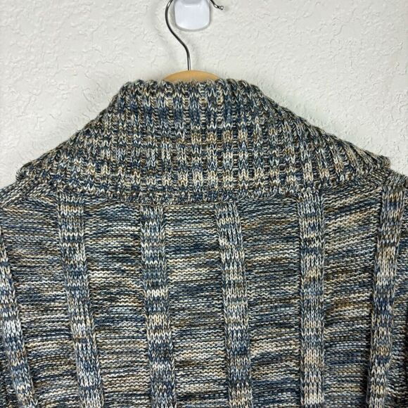 Vintage Sakowitz Long Line Sweater Jacket Womens Medium‎ Grandpa Grannycore Boho - Picture 6 of 10